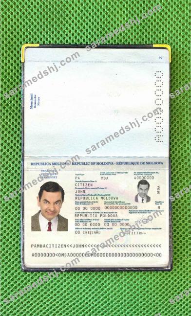Moldova passport (2011-2014) photo look
